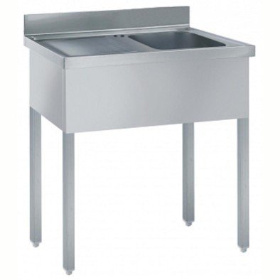 Electrolux Professional Tek Evyeli Tezgah (400x500 Mm), Damlalık Solda - 1000 Mm SL10SN