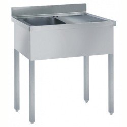 Electrolux Professional Tek Evyeli Tezgah (400x500 Mm), Damlalık Sağda - 1000 Mm SL10DN Electrolux Professional Tek Evyeli Tezgah (400x500 Mm), Damlalık Sağda - 1000 Mm SL10DN