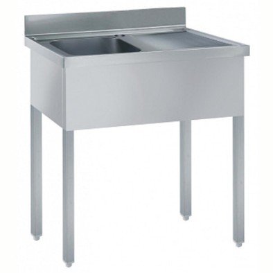 Electrolux Professional Tek Evyeli Tezgah (400x500 Mm), Damlalık Sağda - 1000 Mm SL10DN