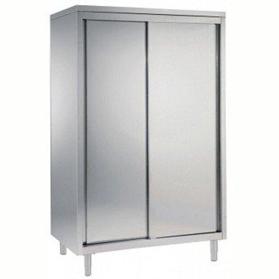 Electrolux Professional Malzeme Dolabı (h=1600mm), 3 Raflı Ve 2 Kayar Kapılı - 1400 Mm SAS14N