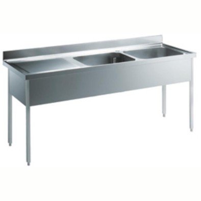 Electrolux Professional 2 Evyeli Tezgah, Evyeler 600x500 Mm, Damlalığı Solda - 2100 Mm LG2126SXPN