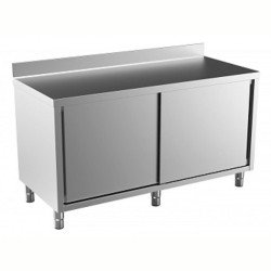 Electrolux Professional Dolaplı Çalışma Tezgahı, 1 Ara Raflı, 2 Kayar Kapılı, Sırtlı - 1600 Mm MTN1610PN Electrolux Professional Dolaplı Çalışma Tezgahı, 1 Ara Raflı, 2 Kayar Kapılı, Sırtlı - 1600 Mm MTN1610PN