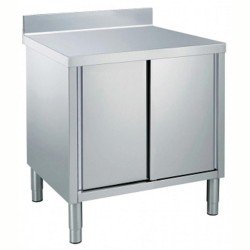 Electrolux Professional Dolaplı Çalışma Tezgahı, 1 Ara Raflı, 2 Kayar Kapılı, Sırtlı - 1000 Mm MTN1010PN Electrolux Professional Dolaplı Çalışma Tezgahı, 1 Ara Raflı, 2 Kayar Kapılı, Sırtlı - 1000 Mm MTN1010PN