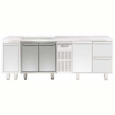 Electrolux Professional Evyeli Üst Tabla Altı İçin Dolap, Çarpar Kapılı TEL2P8