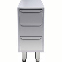 Electrolux Professional 3 Çekmeceli Alt Dolap - 400 Mm - Modular Line TE3C4