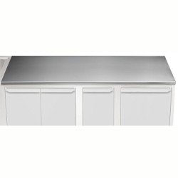 Electrolux Professional Üst Tabla, Sırtsız, 1800 Mm, 1,5 Mm Kalınlıkta Üst Tabla 18 Mm Kalınlığında Ses Sönümlendirici Malzeme Ve Ayrıca 2 Paslanmaz Kayıtla Güçlendirilmiştir - Modular Line TPLA18