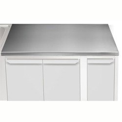 Electrolux Professional Üst Tabla, Sırtsız, 1100 Mm, 1,5 Mm Kalınlıkta Üst Tabla 18 Mm Kalınlığında Ses Sönümlendirici Malzeme Ve Ayrıca 2 Paslanmaz Kayıtla Güçlendirilmiştir - Modular Line TPLA11