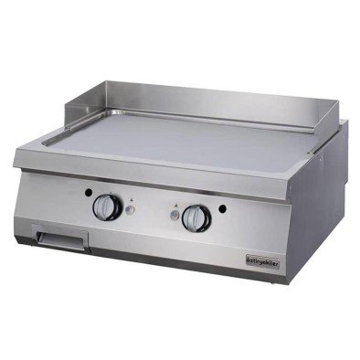 Öztiryakiler Gazlı Grill Plate, Düz, Sert Krom Kaplı, 80x90x30 Cm, Ogg 8090