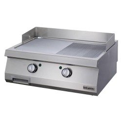 Öztiryakiler Elektrikli Grill Plate, Yarı Oluklu, 80x90x30 Cm, Oge 8090 1/2 N