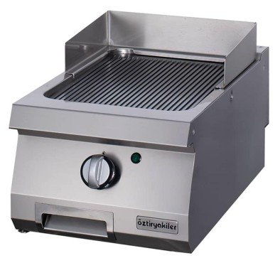 Öztiryakiler Elektrikli Grill Plate, Oluklu, 40x70x30 Cm, Krom Kaplı, Oge 4070 N C