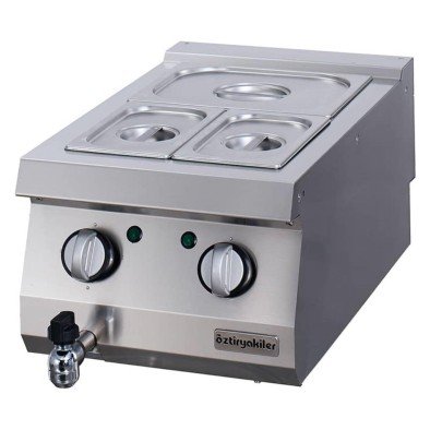 Öztiryakiler Yeni 700 Serisi, Set Üstü Elektrikli Bain Marie, 40x70x30, Gn Kaplar Hariç, Obe 4070