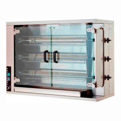 Öztiryakiler Elektrikli Piliç Çevirme Makinesi, 3 Şiş, 12-15 Piliç Kapasitesi