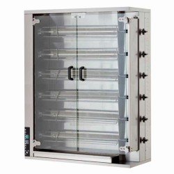 Öztiryakiler Elektrikli Piliç Çevirme Makinesi, 6 Şiş, 24-30 Piliç Kapasitesi Öztiryakiler Elektrikli Piliç Çevirme Makinesi, 6 Şiş, 24-30 Piliç Kapasitesi