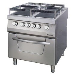 Öztiryakiler 900 Seri Fırınlı Elektrikli Kuzine, Gemi Model, 4 Kare Plate, 80x90x85 Cm, Osoef 8090 S