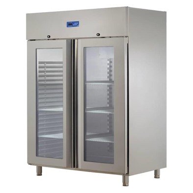 Öztiryakiler Monoblok Çift Cam Kapılı, Dik Tip Buzdolabı, Gn 1200 Nmv Model, 304 Kalite