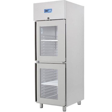 Öztiryakiler Çift Cam Kapılı Dik Tip Buzdolabı, Gn 600 Nmv Model, 304 Model Öztiryakiler Çift Cam Kapılı Dik Tip Buzdolabı, Gn 600 Nmv Model, 304 Model