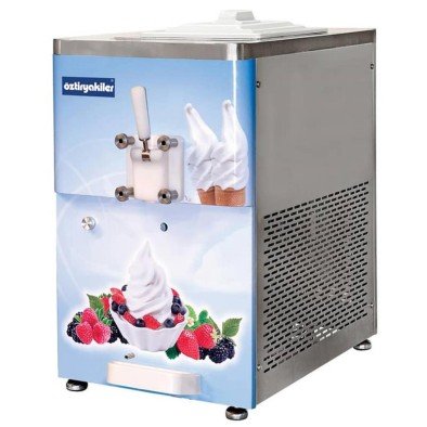 Öztiryakiler Tek Kollu Dondurma Makinesi, Set Üstü, Pompalı