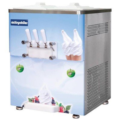 Öztiryakiler 3 Kollu Dondurma Makinesi, Set Üstü, 2x8 Lt
