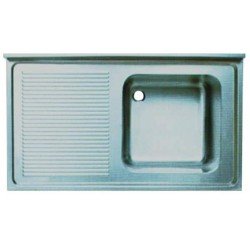 Öztiryakiler Tablalı Evye, Tek Göz Sol Damlalıklı, 120x70 Cm Öztiryakiler Tablalı Evye, Tek Göz Sol Damlalıklı, 120x70 Cm