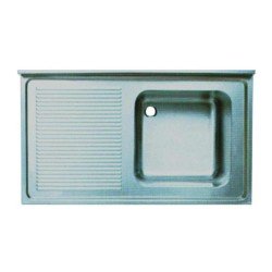 Öztiryakiler Tablalı Evye, Tek Göz Sol Damlalıklı, 140x70 Cm, 50*50*30 Gözlü Öztiryakiler Tablalı Evye, Tek Göz Sol Damlalıklı, 140x70 Cm, 50*50*30 Gözlü