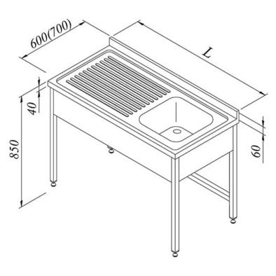 Evyeli Tezgah, 1g/1d, Sol 3 Perdeli, 140x60 Cm Evyeli Tezgah, 1g/1d, Sol 3 Perdeli, 140x60 Cm
