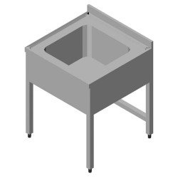 Öztiryakiler Evyeli Tezgahı 1g Perdeli 60x60 Cm Öztiryakiler Evyeli Tezgahı 1g Perdeli 60x60 Cm