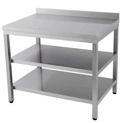 Öztiryakiler Çalışma Tezgahı Ara Raflı Sırtlı 160x70 Cm