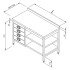 Öztiryakiler 7911.19060.44 Çalışma Tezgahı Ara Raflı Gn Çekmeceli Sırtlı 190x60 Cm