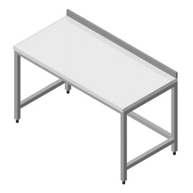 Öztiryakiler Çalışma Tezgahı Polietilen Tablalı Taban Rafsız Tek Çekmeceli 190x60 Cm