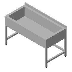 Öztiryakiler Çalışma Tezgahı Süzme Havuzlu 120x60 Cm