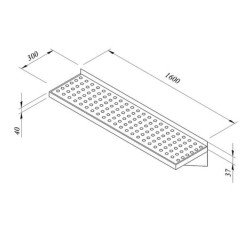 Öztiryakiler Süzme Rafı, 160 Cm Öztiryakiler Süzme Rafı, 160 Cm