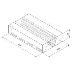 Öztiryakiler Kutu Tipi Çift Cidarlı Filtreli Orta Tip Davlumbaz, 300x200 Cm Öztiryakiler Kutu Tipi Çift Cidarlı Filtreli Orta Tip Davlumbaz, 300x200 Cm