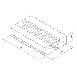 Öztiryakiler Kutu Tipi Çift Cidarlı Filtreli Orta Tip Davlumbaz, 600x250 Cm Öztiryakiler Kutu Tipi Çift Cidarlı Filtreli Orta Tip Davlumbaz, 600x250 Cm