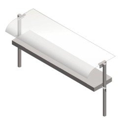 Öztiryakiler Servis Rafı, 160x30x73 Cm