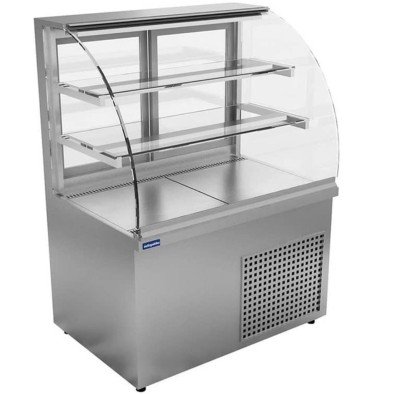 Öztiryakiler Bombe Camlı Soğuk Teşhir Dolabı, 480 Lt, 200x70x135 Cm, Etd - 11c20 Model