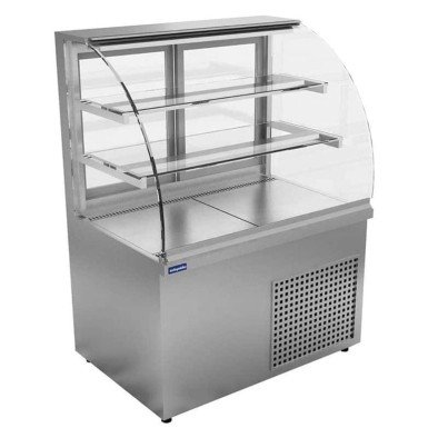 Öztiryakiler Bombe Camlı Sıcak Teşhir Dolabı, 480 Lt, 200x70x135 Cm