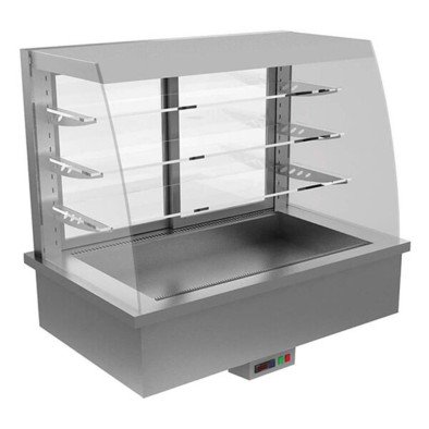 Öztiryakiler Ankastre Self Servis Sıcak Teşhir Dolabı, 150 Cm, Eta - 21h15 Model