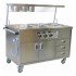 Öztiryakiler 7854.13785.10 Ohbe 13070 Bain Marie Elektrikli Hareketli Servis Raflı, Çekmeceli, 3 Gn 1/1, 130x70 Cm