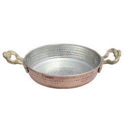 Öztiryakiler Bakır Yumurta Sahanı, 16x4 Cm