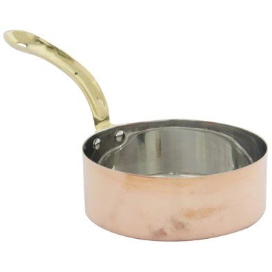 Gurmeaid Tava, Dışı Bakır, İçi Paslanmaz Çelik, 13,5x37,5 Cm
