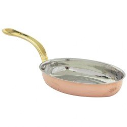 Öztiryakiler Gurmeaid Oval Tava, Dışı Bakır, İçi Paslanmaz Çelik, 16x3,75 Cm Öztiryakiler Gurmeaid Oval Tava, Dışı Bakır, İçi Paslanmaz Çelik, 16x3,75 Cm