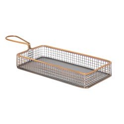 Öztiryakiler Gurmeaid Sunum Sepeti, Antik Bakır Dikdörtgen, 21,5x11x3,5 Cm Öztiryakiler Gurmeaid Sunum Sepeti, Antik Bakır Dikdörtgen, 21,5x11x3,5 Cm