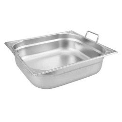 Öztiryakiler Saplı Köşe Desenli Gastronom Küvet, 10 Cm, Gn 2/3