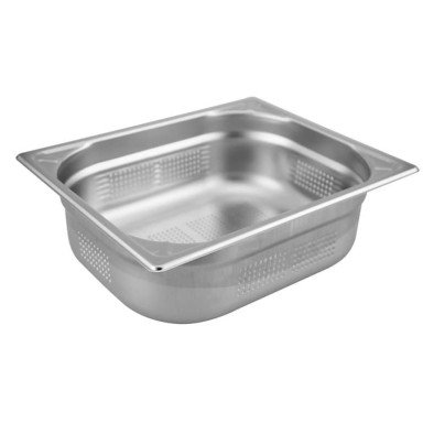 Öztiryakiler Köşe Desenli Delikli Gastronom Küvet, 4 Cm, Gnp 1/2