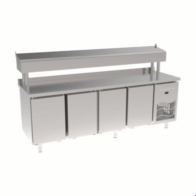 İnoksan Sgb240s - Paslanmaz Tablalı 4 Kapılı Pizza Hazırlık Ünitesi / Boru Ayaklı İnoksan Sgb240s - Paslanmaz Tablalı 4 Kapılı Pizza Hazırlık Ünitesi / Boru Ayaklı