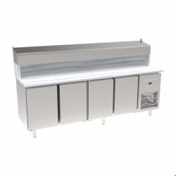 İnoksan Sgm240 - Mermer Tablalı 4 Kapılı Pizza Hazırlık Ünitesi