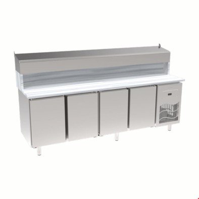 İnoksan Sgm240 - Mermer Tablalı 4 Kapılı Pizza Hazırlık Ünitesi İnoksan Sgm240 - Mermer Tablalı 4 Kapılı Pizza Hazırlık Ünitesi