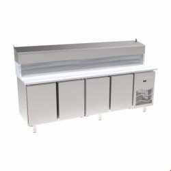 İnoksan Sgm240rs - Mermer Tablalı 4 Kapılı Pizza Hazırlık Ünitesi
