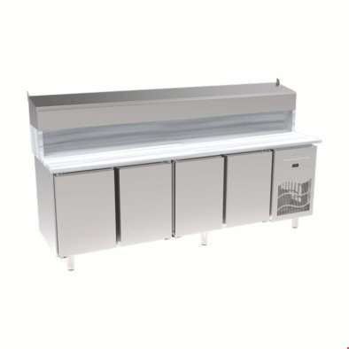 İnoksan Sgm240rs - Mermer Tablalı 4 Kapılı Pizza Hazırlık Ünitesi İnoksan Sgm240rs - Mermer Tablalı 4 Kapılı Pizza Hazırlık Ünitesi