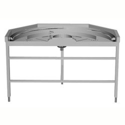 Electrolux Professional Endüstriyel Giriş Tezgahı 180° Açılı, Bulaşık Makinesi Kontrollü, Saat Yönünün Tersine HSLC180CC